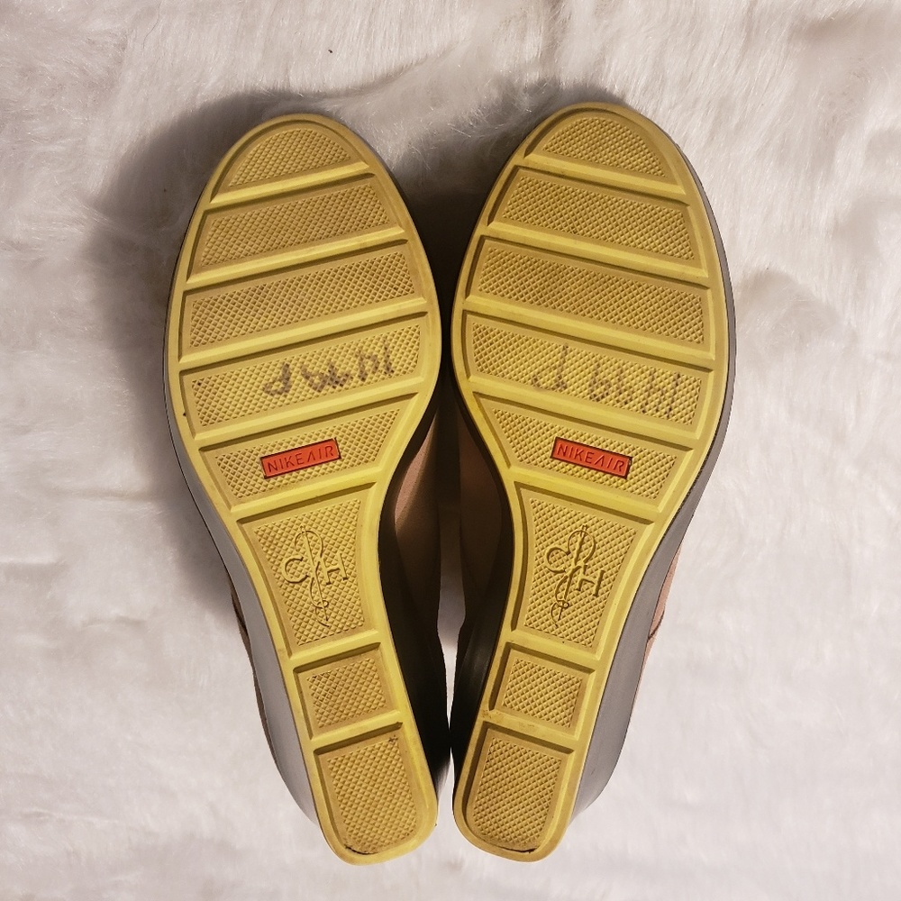 Cole Haan Nike Air Britt Chukka Suede Wedges 9.5 - Picture 7 of 8